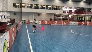 Futsal shooting drill by Andre Caro Futsal