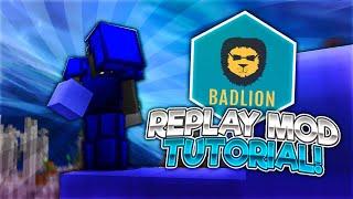 Begginner Replay Mod Tutorial - How to make Minecraft Cinematics