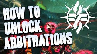 Warframe - How to Unlock Arbitrations