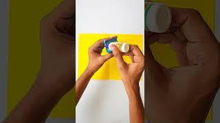 Amazing paper magic toy , How to do a ball vanishing in card magic , Easy magic trick