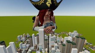 Giantess Miss Fortune Parte 1 [SIZEBOX]