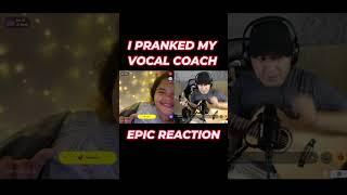 MY VOCAL COACH WAS SHOCKED | SHE THOUGHT ADELE WAS SINGING #shorts #caloyquemada #omegle