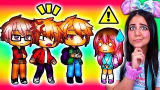 3 BROTHERS and 1 SISTER!  Gacha Life Mini Movie Love Story Reaction
