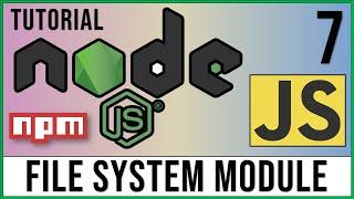 Módulo 'fs' (File System) | Importación y Uso  | Curso Node.js # 7