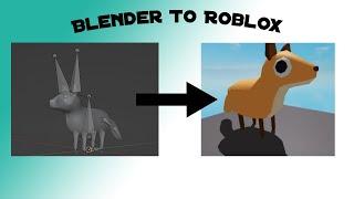 How to import Blender animations into roblox