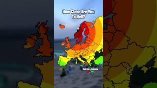 How Close Are You To Hell? #europe #mapping #shorts #map #tutorial #country #fyp #like  #subscribe