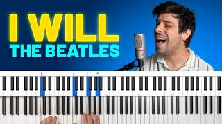 How To Play "I Will" by The Beatles [Piano Tutorial/Chords for Singing]