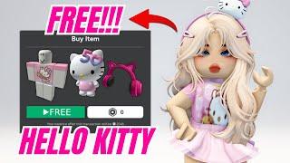 0 ROBUX HELLO KITTY OUTFIT & FREE AVATAR ITEMS! 🩷