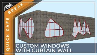 How to create Custom Windows with Curtain Wall in ARCHICAD