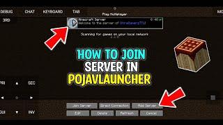 How To Join Any Server In Minecraft Pojavlauncher | How To Join Server In Pojavlauncher