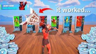 Testing FREE SKIN MAPS in Fortnite..