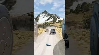 Cars Three Bollards crush - BeamNG.drive