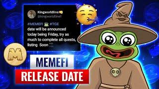 MemeFi Listing Date Is LIVE MemeFi News