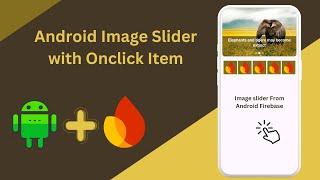 Image Slider Firebase Android studio | Android Image Slider library with firebase images