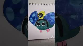 Drawing Blue Shutterbug From Special Agent Oso #drawing #coloring