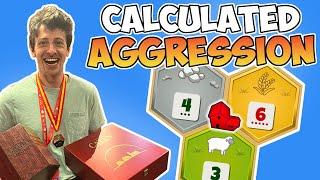 Pro Ranked Catan Game - CALCULATED AGGRESSION