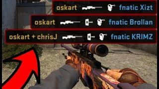 Oskar epic triple awp kill | CS GO Fnatic vs Mousesport