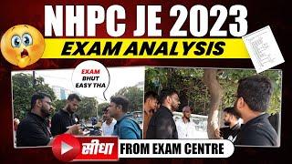 NHPC JE 2023 | NHPC JE 2023 (Civil) Exam Analysis | NHPC JE Civil Paper Analysis