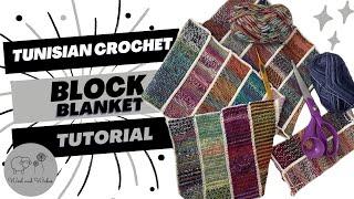 Wool and Wishes Knitting Podcast - Kirsty's Tunisian Crochet Block Blanket Tutorial