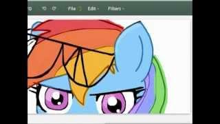 Rainbow Dash Gangnam Style Speed Paint: DA Muro