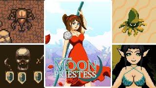 Saga of the Moon Priestess - All Bosses + Ending