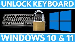 How to Unlock Keyboard on Windows PC & Laptop - 2024