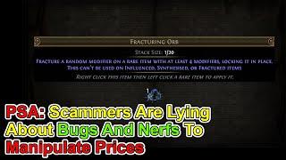 POE 3.20 - Path of Dodgy Traders - How The POE Subreddit Is Misused To Manipulate Prices - Sanctum