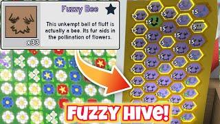 I Finished My Fuzzy Hive in Bee Swarm Simulator!