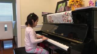 Agatha Dinata (5 year old) plays Kabalevsky - Five Variations on a Russian Folk Song, Op.51 No.1