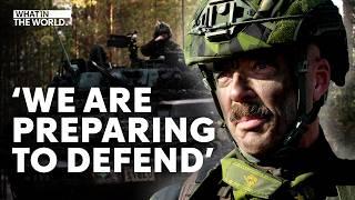 Nato strengthens with Swedish troops on Russia border amid Trump uncertainty