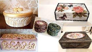 5 Beautiful jewelry boxes ideas / Home decor ideas