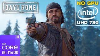 Days Gone : i5 11400 + Intel UHD Graphics 730