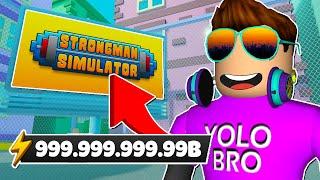 ЧИТ НА БЕСКОНЕЧНУЮ ЭНЕРГИЮ В STRONGMAN SIMULATOR В РОБЛОКС! ROBLOX