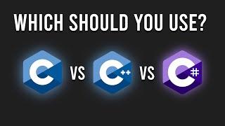 C vs C++ vs C#