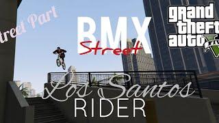 GTA online 2021 | BMX Freestyle Street Part - Los Santos RIDER [Mack L.S.]