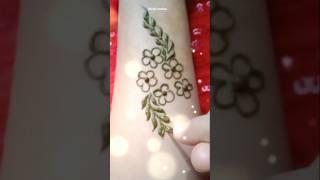 Beautiful Flowersmehndi design for front hand# shorts