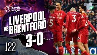 Highlights & Goals | Liverpool vs. Brentford 3-0 | Premier League | Telemundo Deportes