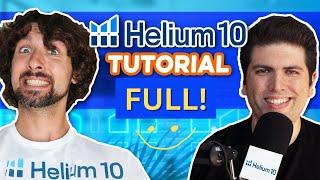 Helium 10 Tutorial 2024 - FULL Step By Step Demo & Overview - With Bradley Sutton From Helium 10