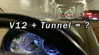 Aston Martin DB9 V12 Cold Start, Revs, Acceleration, Tunnels, Flybys (SOUND UP!)