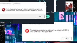 Fixing Error (0xC0000906)code and steam_api64.dll in gta V