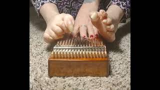 Kalimba with my feet ,first try.