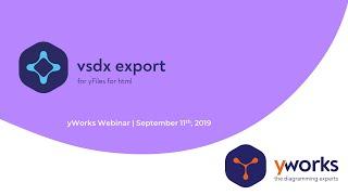 yWorks Webinar: VSDX Export for yFiles