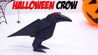  Origami Crow for Halloween  Origami Raven for Halloween