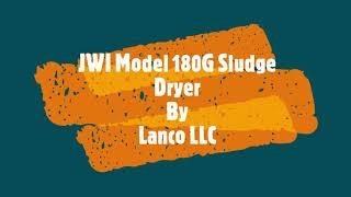 JWI Model 180G Sludge Dryer SL2275