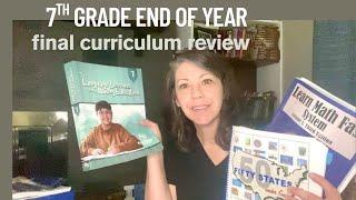 NEW HOMESCHOOL 7th GRADE CURRICULUM HONEST REVIEW #howtohomeschool #charlottemason