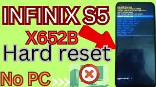 Infinix S5 (X652) hard reset password without PC /frp bypass without pc