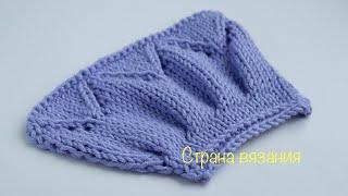 Складки спицами. Knitting tips. Knitting pleats.