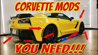 Easy Corvette Mods YOU Can Do To Make a HUGE Difference on A C7 Stingray, Z06, Grand Sport or ZR1!