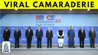 Putin, Modi & Xi's Viral Camaraderie At BRICS Summit  Rus Made Ind & China Bury The Hatchet | IDNews