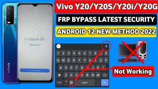 Vivo Y20 Frp Bypass Android 12|Vivo Y20,Y20s,Y20g,Y20a,Y20i Frp  Unlock New Update without PC